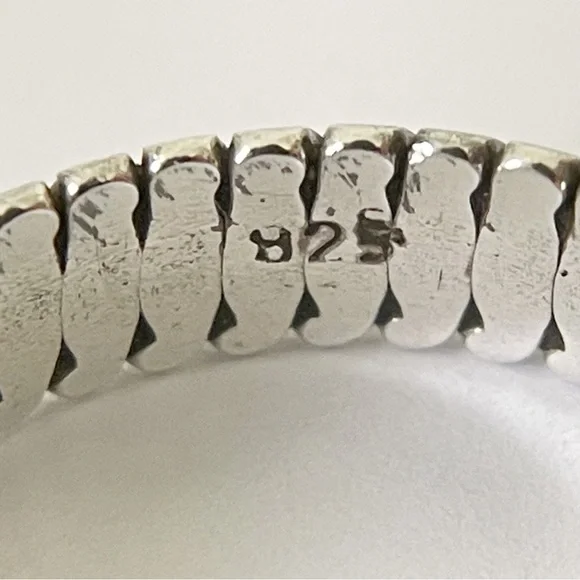 Sterling silver snake chain minimal band ring